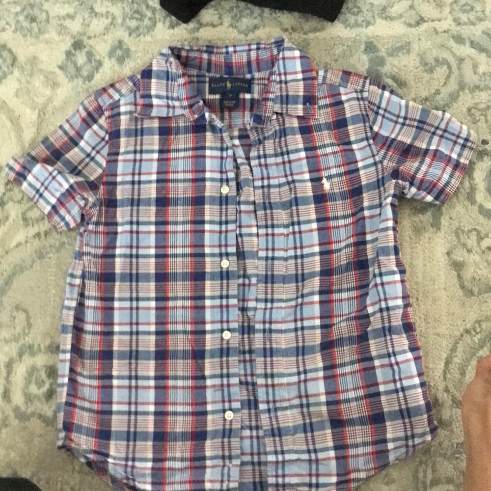Boys Polo Ralph Lauren  size 6 short sleeve shirt